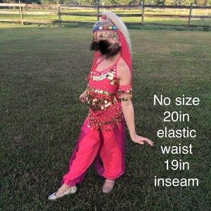 Girls Belly dancer costume 5/6